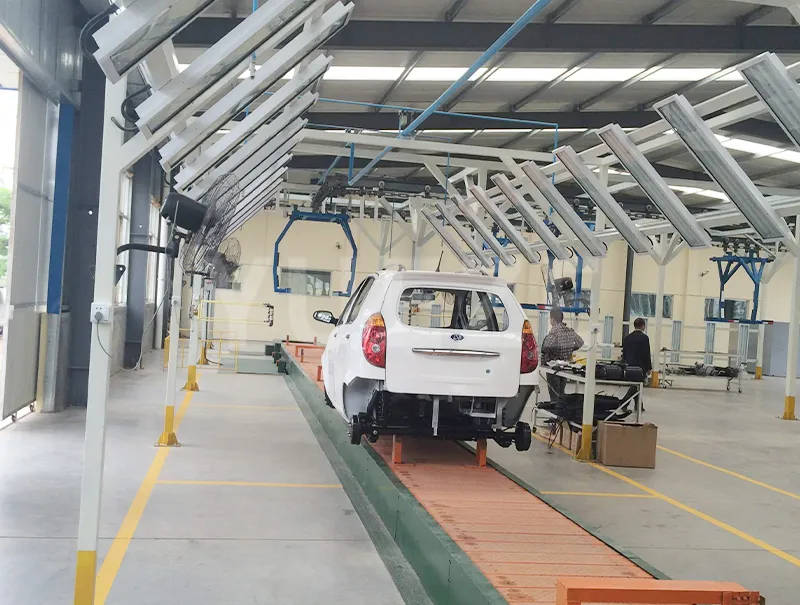 Linea di assemblaggio automatizzata di veicoli