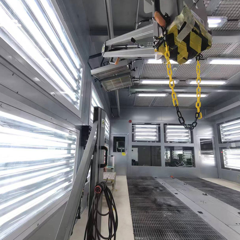 Cabina di verniciatura robotizzata automatica