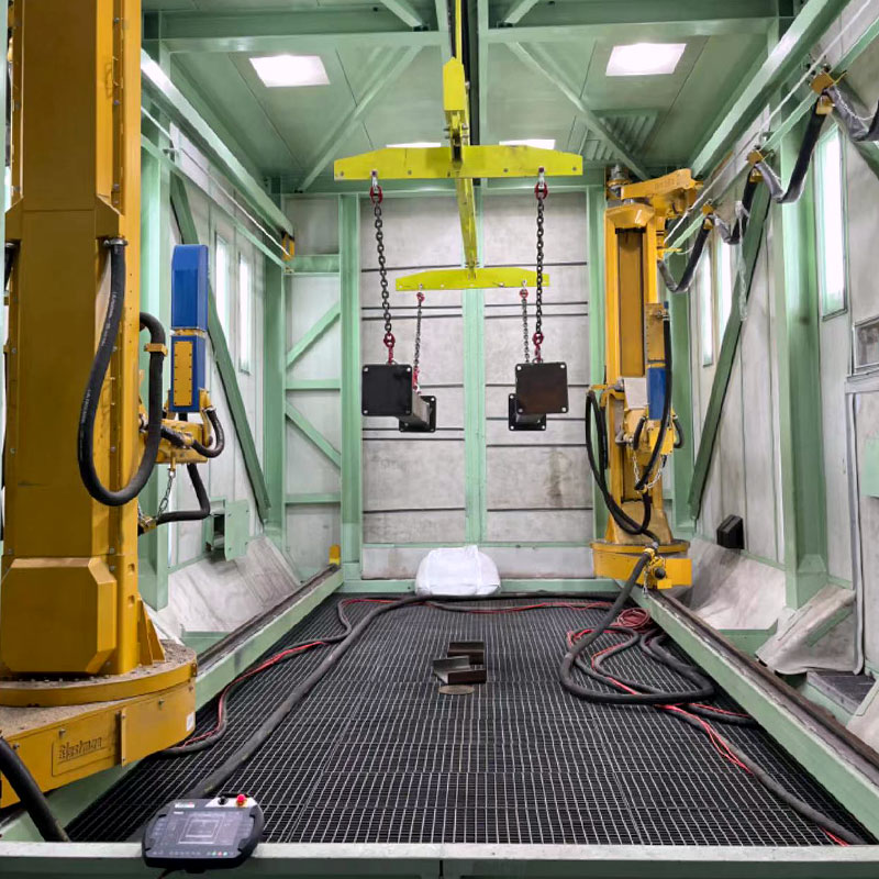 Cabina di verniciatura robotizzata automatica