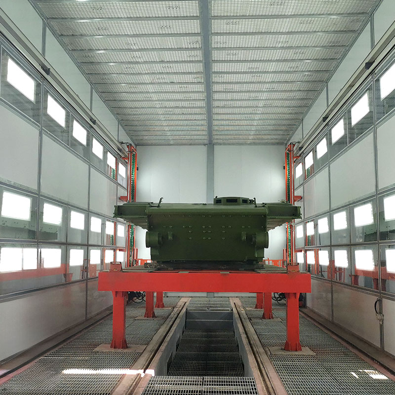Cabina di verniciatura robotizzata automatica