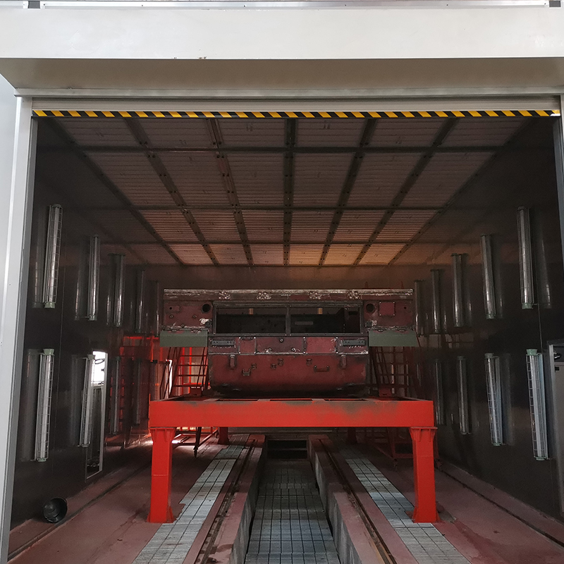 Linea di rivestimento per getti di grandi dimensioni e parti di autocarri pesanti