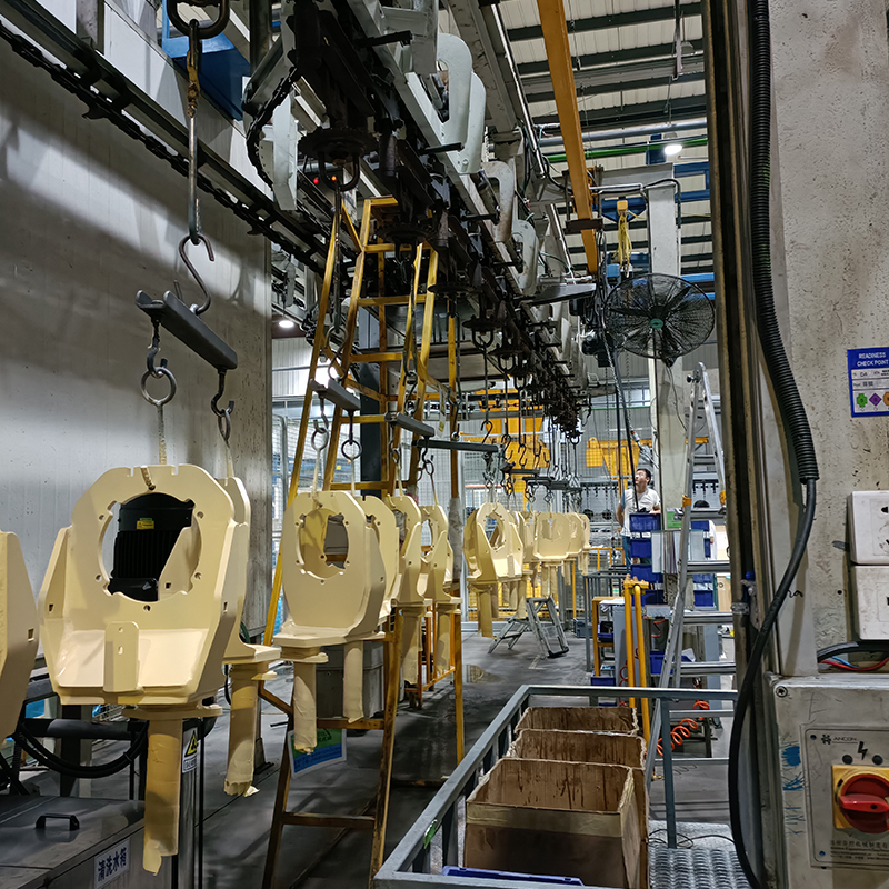 Linea di rivestimento elettroforetico