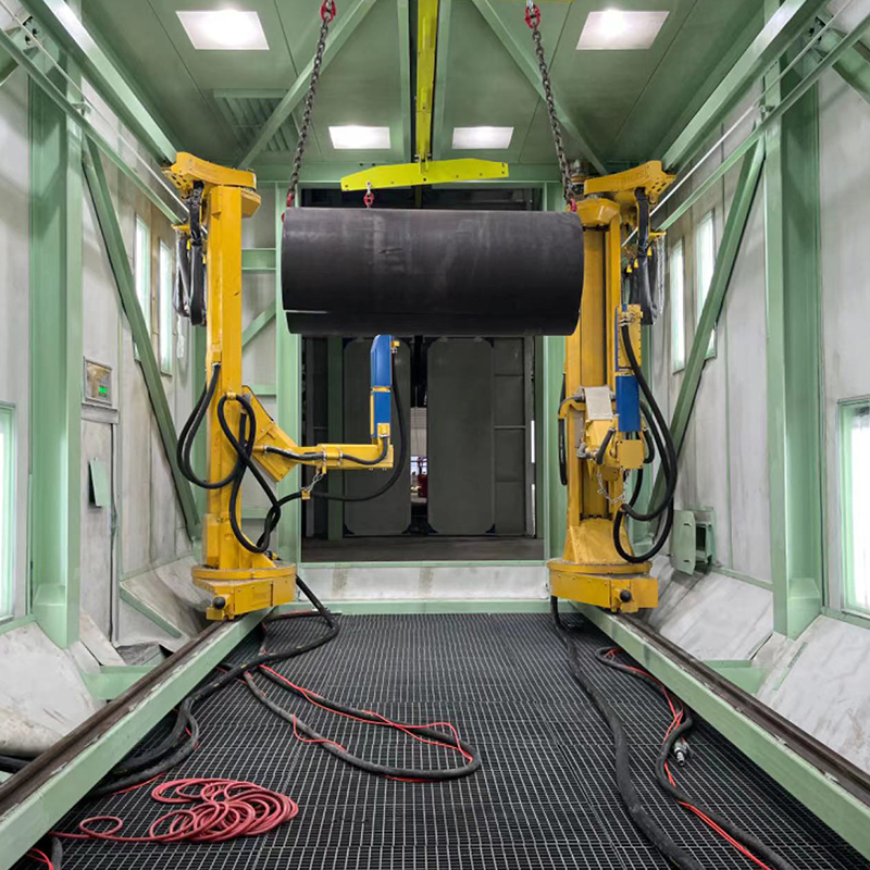 Linea di rivestimento per getti di grandi dimensioni e parti di autocarri pesanti