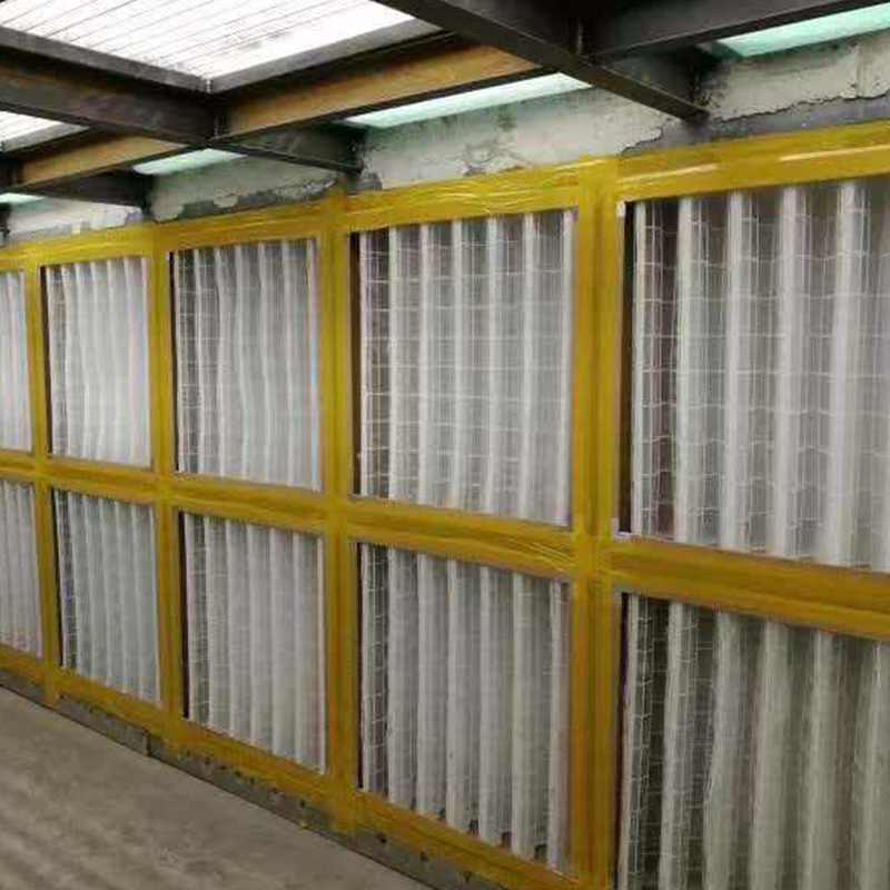 Filtro a scatola di arresto vernice in cartone per cabina di verniciatura a secco